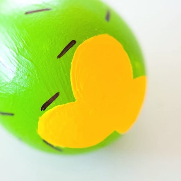 egg painting ideas flowering cacti