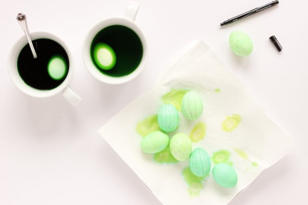 how to paint cactus eggs