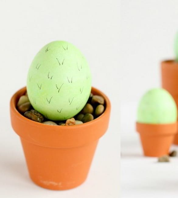 how to paint cactus eggs