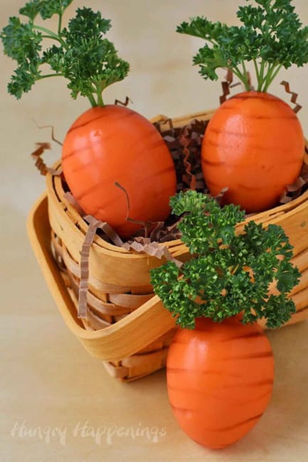 carrot egg decoration