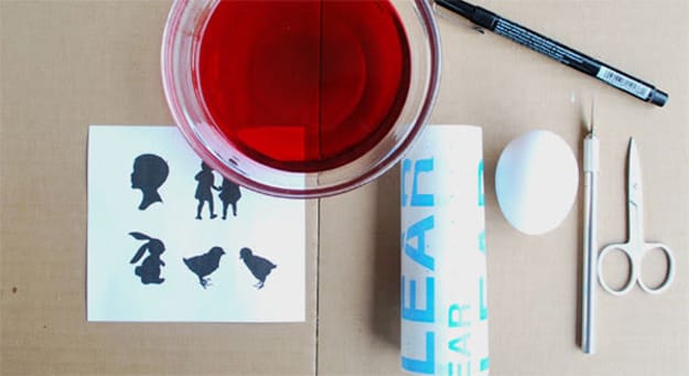 how to create white silhouettes