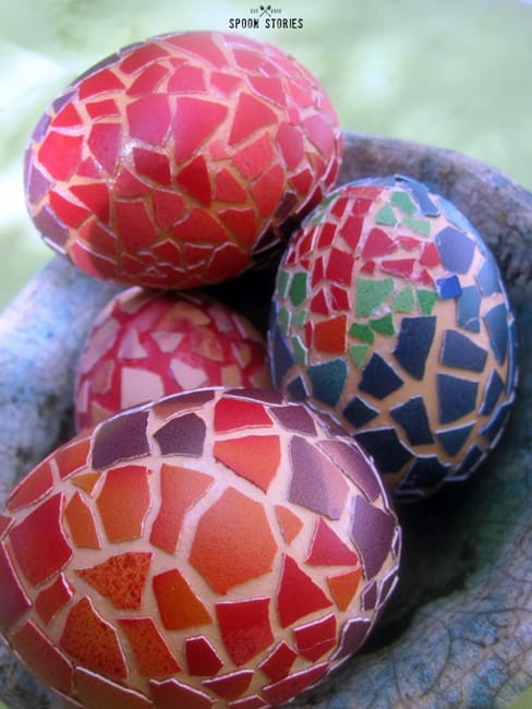 how to make eggshell mosaic