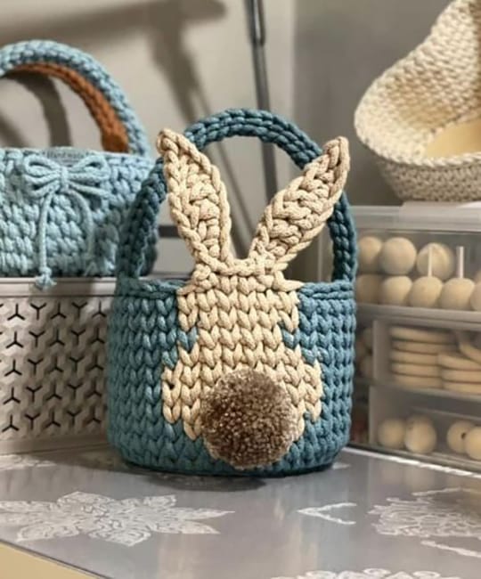 crochet basket
