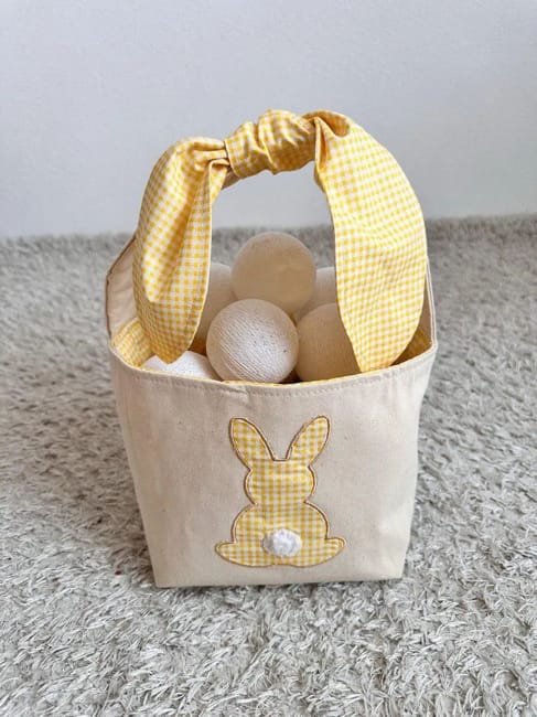 fabric easter basket