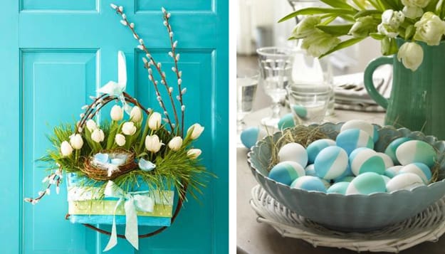 spring holiday baskets ester eggs decorations
