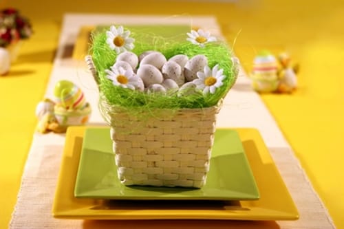 spring holiday baskets ester eggs decorations