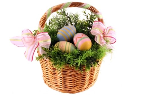 spring holiday baskets ester eggs decorations