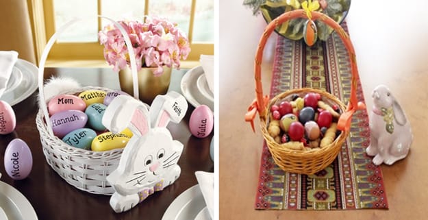 spring holiday baskets ester eggs decorations