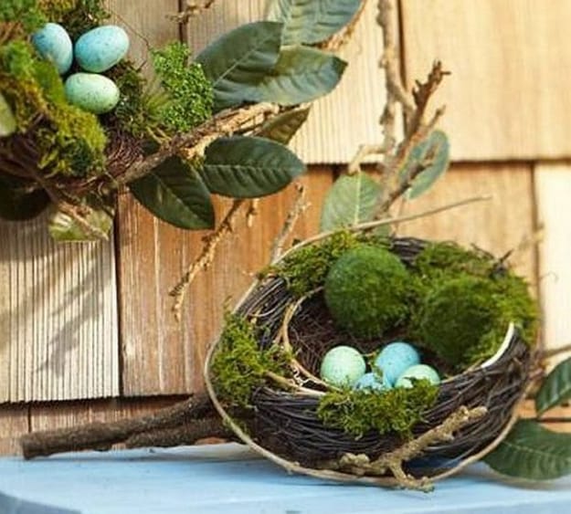 spring holiday baskets ester eggs decorations