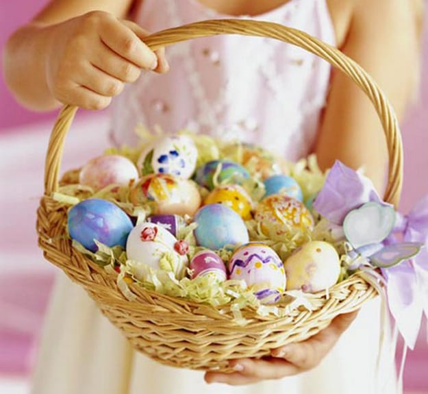 spring holiday baskets ester eggs decorations