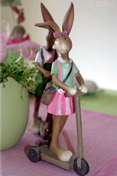 easter bunny figurine