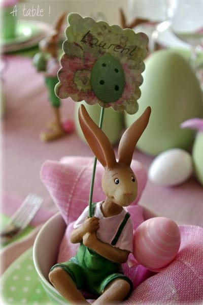 spring decorating easter decorations green pink colors