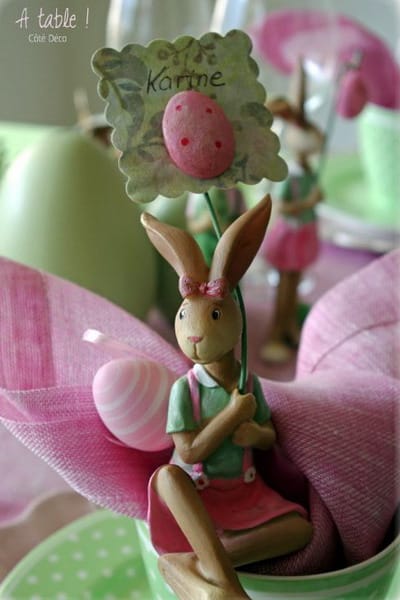 spring decorating easter decorations green pink colors