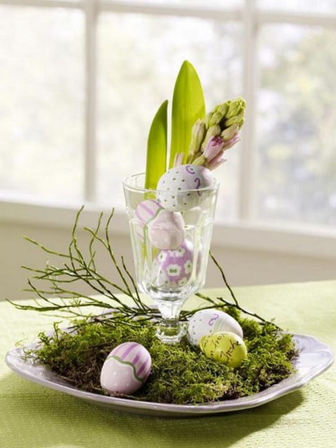 spring holiday table centerpieces