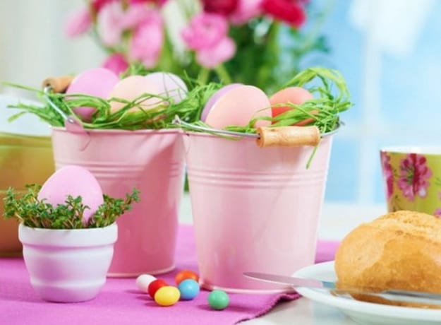spring holiday table centerpieces