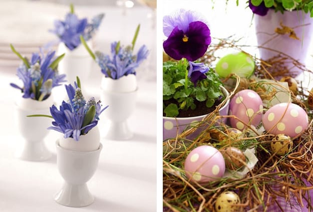 spring holiday table centerpieces