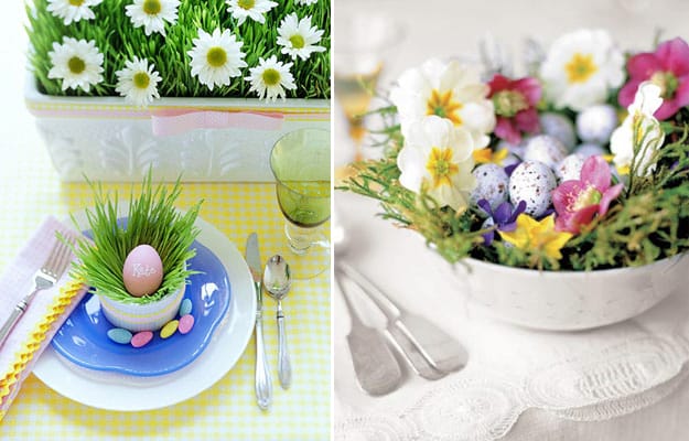 spring holiday table centerpieces