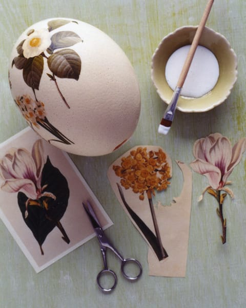 how to decorate easter eggs floral patterns