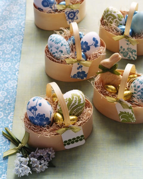 how to decorate easter eggs floral patterns
