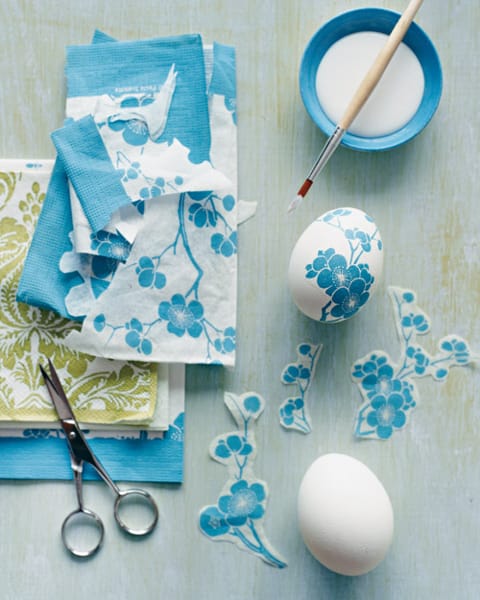 how to decorate easter eggs floral patterns
