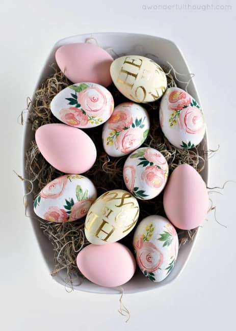 spring craft ideas eggs decoration