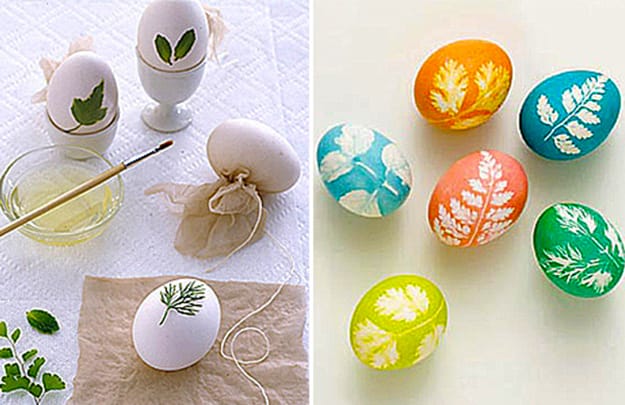 floral easter egg decoration