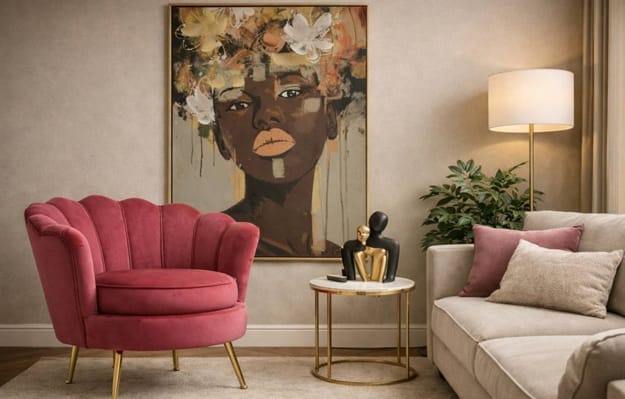 pink chair upholstery furniture