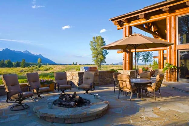 custom log home exterior architectural interiors