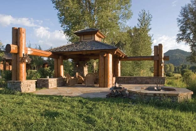 custom log home exterior architectural interiors