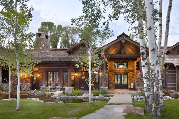 custom log home exterior architectural interiors