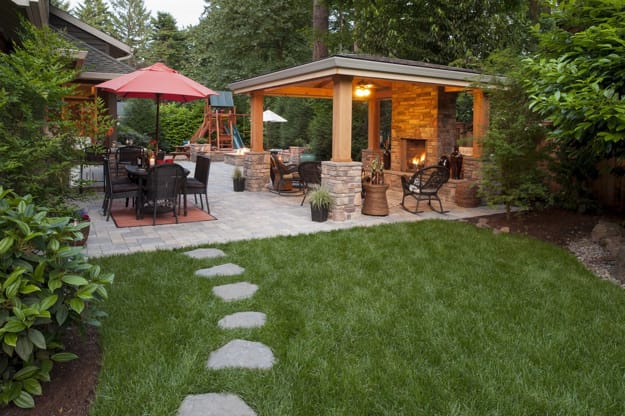 yard landscaping outdoor home decor