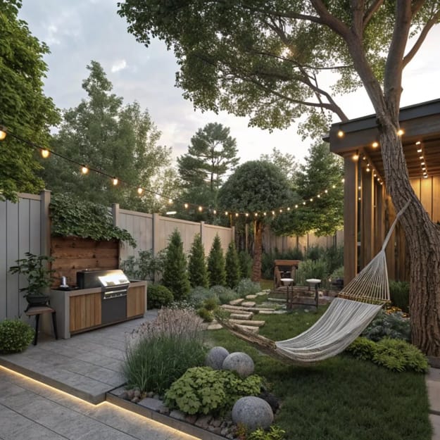 yard landscaping outdoor home decor