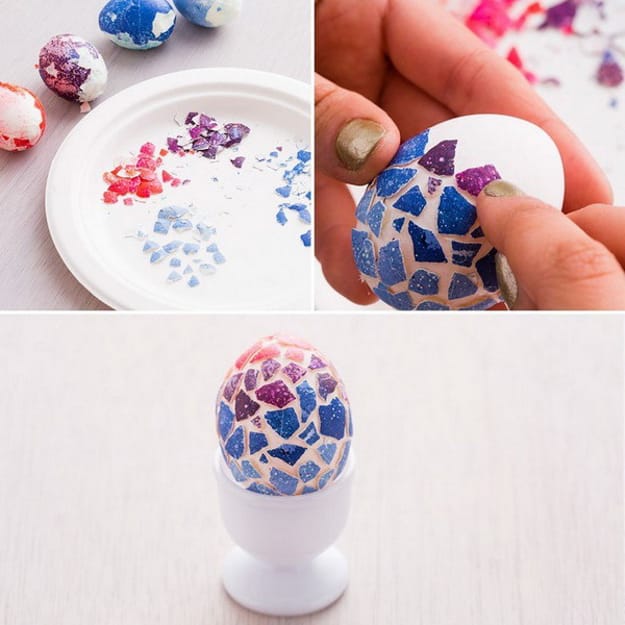 tutotial eggshell mosaics how to make decorations gifts