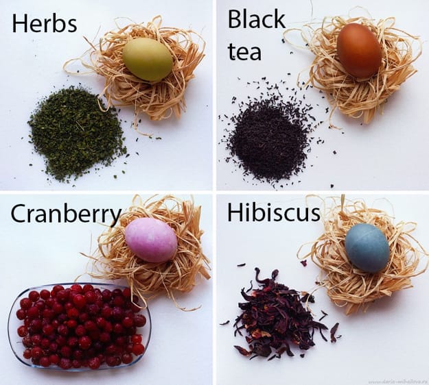 eco friendly eggs decoration