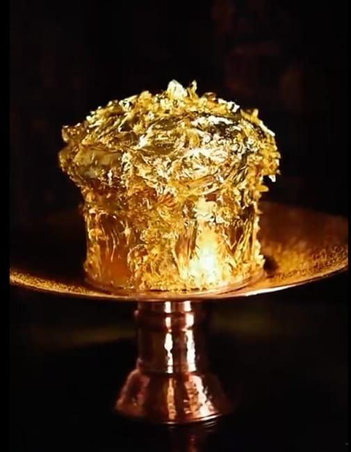 Eastern style easter food decoration