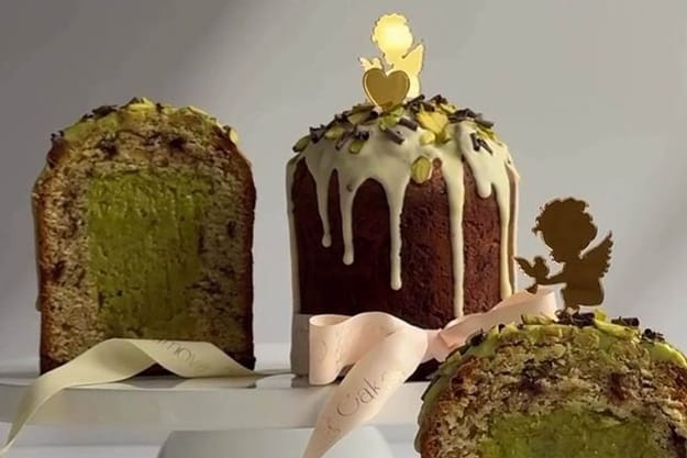 Eastern style easter food decoration