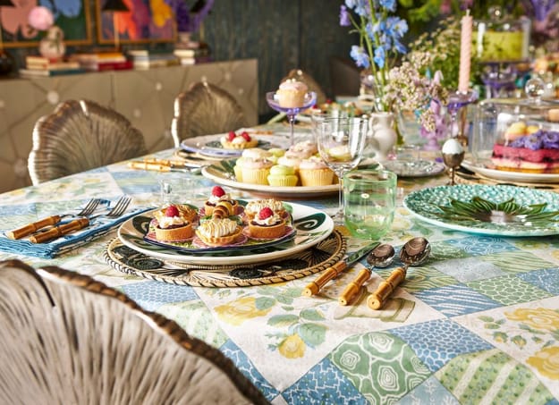 Eastern style easter food decoration