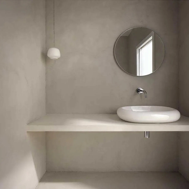 contemporary bathroom single sink