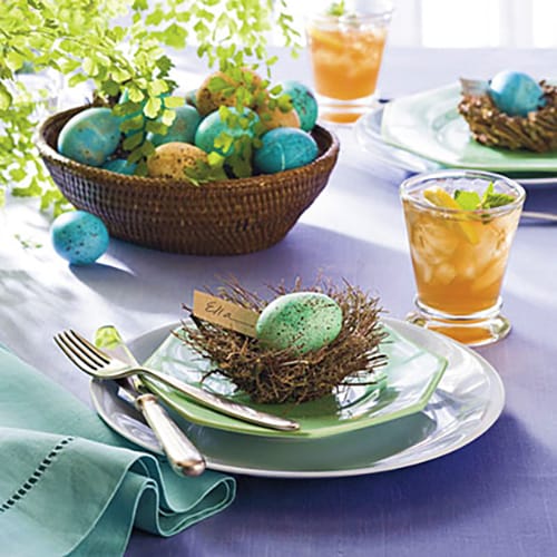 nests table decorations