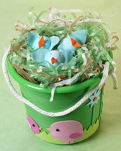 bucket nest craft ideas kids