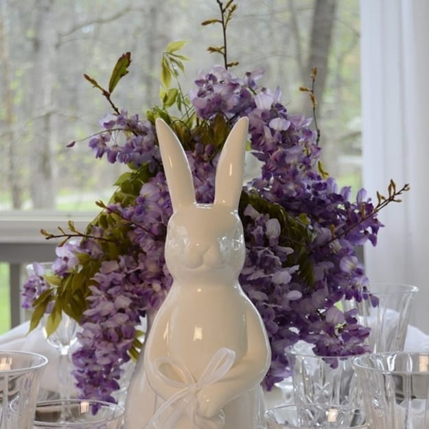 easter bunny spring flowers