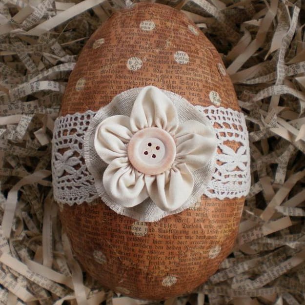 craft egg flower design